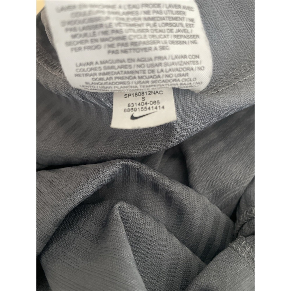 Men's Nike Gray Basketball Shorts Sz Small Thailand Long Athletic Gym String - Picture 4 of 8